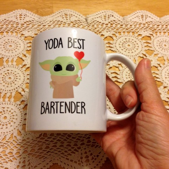 Novelty coffee cup, gag gift for bartender - Picture 5 of 5
